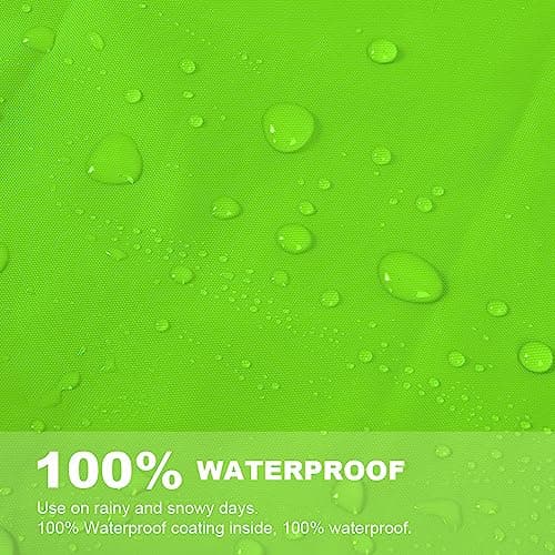 Vicloon Portable Raincoat, 2 Pack Rain Poncho Adult Waterproof with Hoods and Sleeves, Reusable Rain Resistant Poncho for Camping, Emergency Situations, Travel — view 3