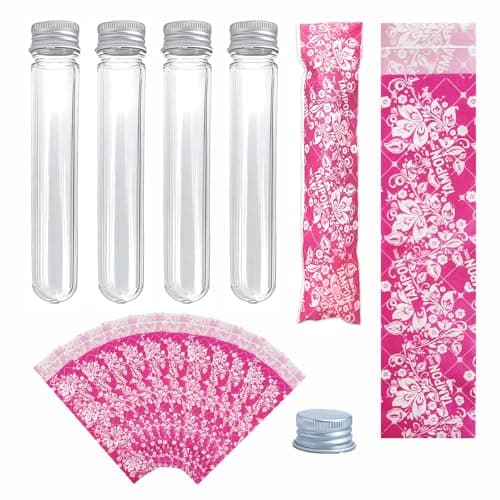 Secret Flask Best Hidden Alcohol Containers Discreet Festival Hidden Flasks for Women with 5 Pcs 25ML Tubes and 20 Pcs Tampon Wrappers Perfect for Parties and Events Sneak Alcohol