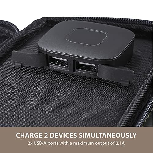 ELECOM NESTOUT 28W Outdoor Foldable Solar Panel Charger, Dual USB-A, 4.8A — view 4