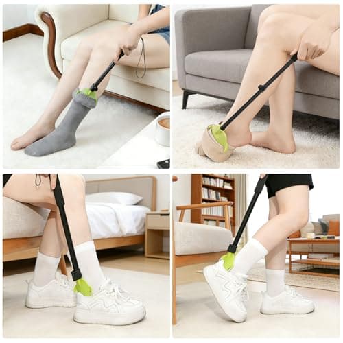 TEUYOE Compression Sock Aid, Adjustable 16-27 inch for Seniors — view 5