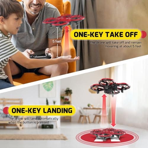 Spider Mini Drone for Kids with Altitude Hold and Headless Mode 2 Batteries — view 4