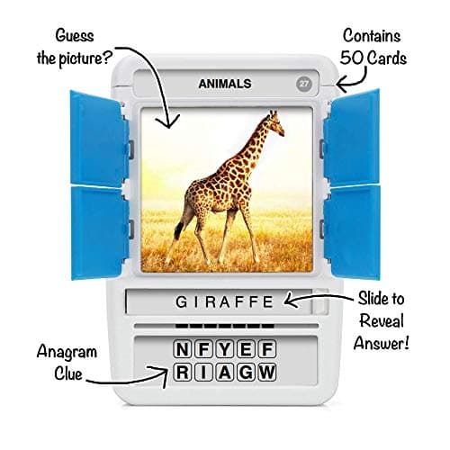 100 PICS Animals Game - Fun Travel Games for Curious Kids (Amazing Animals Pack) [Pocket Card Quiz] — view 2