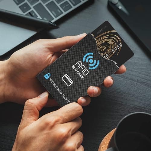 RFID NFC Blocking Card Sleeves, 10 Pack — view 6