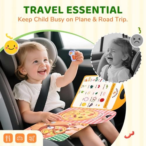 JoyCat Reusable Sticker Book - Jelly Stickers for Toddlers, Pizza-Making — view 2