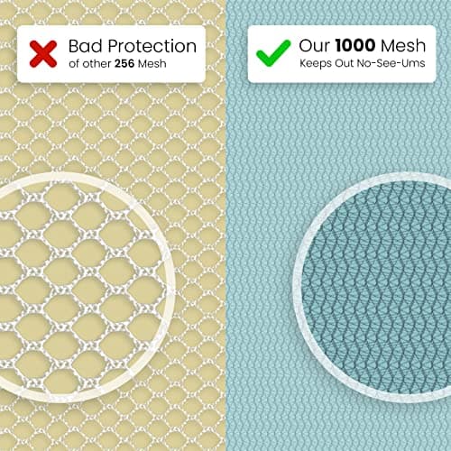 Baby Mosquito Net for Stroller, Carrier & Bassinet – Elastic Drawstring for Snug Fit Netting - Infant Bug Net for Jogger, Car Seat & Pack N Play – 1000 Mesh Toddler Canopy & Gift Packaging — view 3