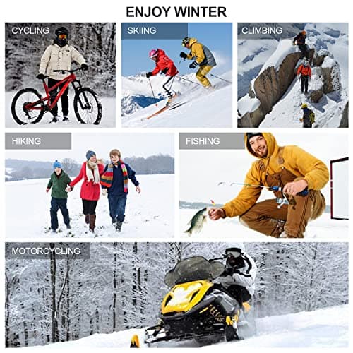 Heated Socks for Men Women Rechargeable,Thermal Electric Battery Ski Socks in Cold Weather Winter Warm for ‎Running Walking Camping Hiking Training Work Skiing Sleeping Cold Feet — view 5