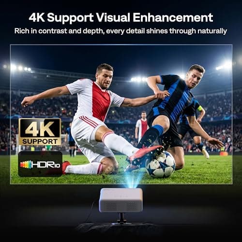 Aurzen EAZZE D1G Official Google TV 4K Supported Smart Projector — view 3