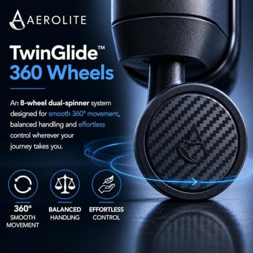 Aerolite 55x40x20 Premium FlexShell Expandable Ryanair Priority Suitcase — view 5