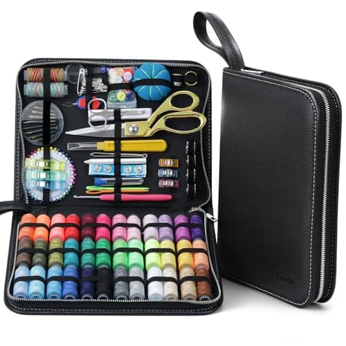Sewing Needle Thread Kit Adults: Newly Upgraded 249 Pcs Professional Hand Sewing Supplies Kits - Large Sewing Kit for Adults Basic Starter Beginners Travel Emergency Sew Repair Set