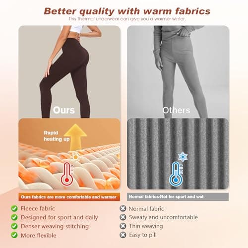 Thermal Leggings Women Fleece Lined Tights Yoga Pants Winter Warm Leggins — view 5