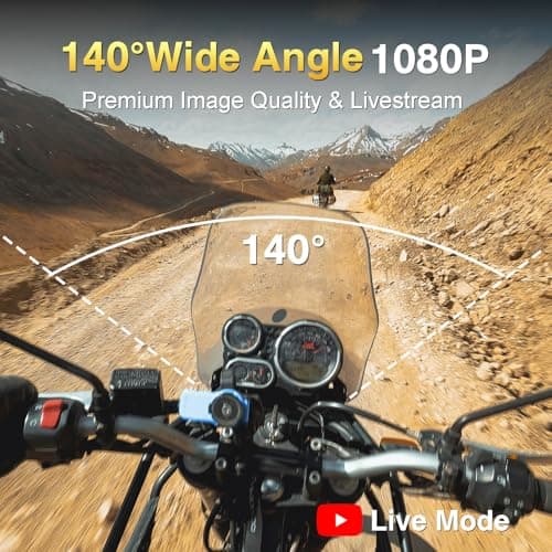 DRIFT Ghost XL Motorbike Action Camera 9hr Battery Record Your Entire Ride 140°POV 300°Rotating Lens IPX7 Waterproof 12MP APP Control Easy Mount Everywhere Fit for Helmet, Bicycle — view 6