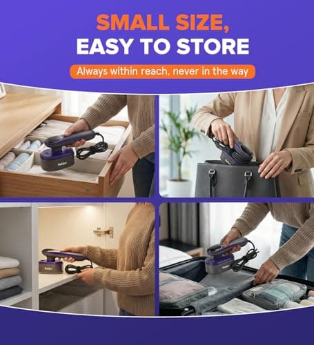 Rolipo Travel Steamer, Portable Clothes Steamer, 20s Heat-Up, 4 Modes — view 5