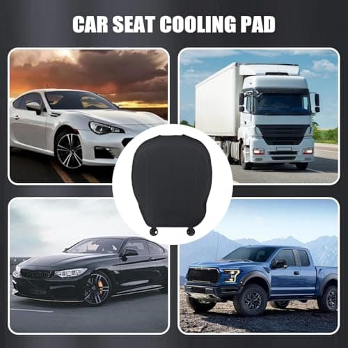 Car Seat Cooler – 25.98 Inch Ventilated Cushion | PU Leather Cooling Pad – Breathable Automobile Seat Protector For Travel Commuting Road Trips Vehicle Interior Comfort — view 3
