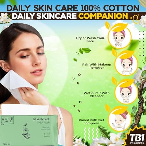TB1 Products Luxury Towel Wipes 6 Pack – Large 25x25cm Towels – Individually Wrapped Soft Napkins for Face, Hands & Body – Hot or Cold Use for Travel, Events & Hospitality (6 Pack, Jasmine) — view 5