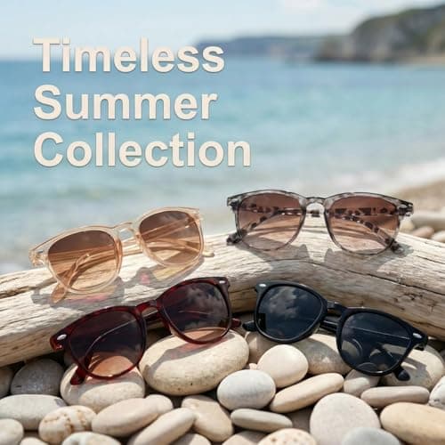 Lumoia 4Pcs Sunglasses for Women, Retro Ladies Polarized Sunglasses UV400 — view 5