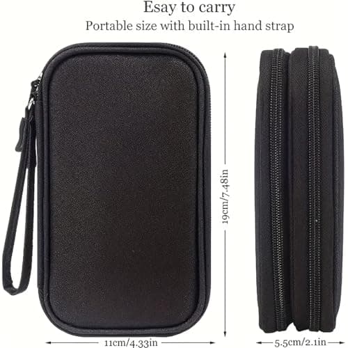Bojiwavawd Charger Cable Organiser Bag, Cable Organiser Travel Essentials — view 6