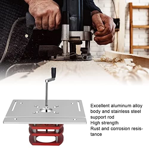OVAQUIXI Router Lift System, 51mm Travel, 64-66mm Clamp Range — view 4