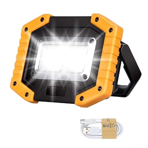 Edasion 30W LED Work Light Rechargeable COB Battery Floodlight 2000LM