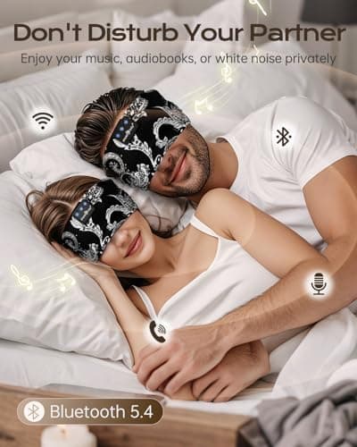 MUSICOZY Sleep Headphones Headband for Side Sleepers Bluetooth 5.4 — view 6