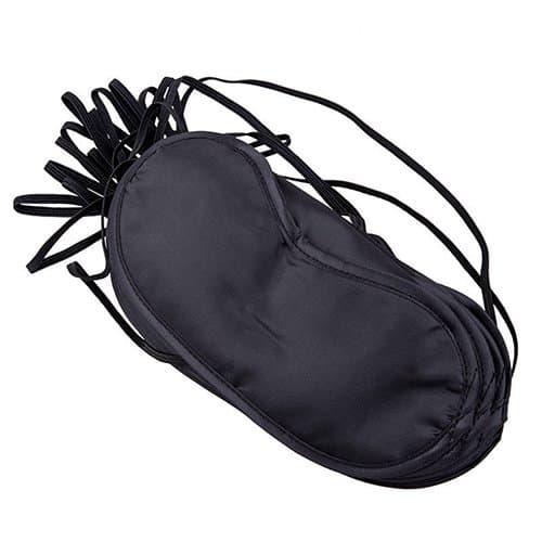 Gemini_mall® 10pcs Soft Travel Sleep Rest Eye Shade Sleeping Mask Sleep Mask Cover Blinder Aid Eyemask — view 2
