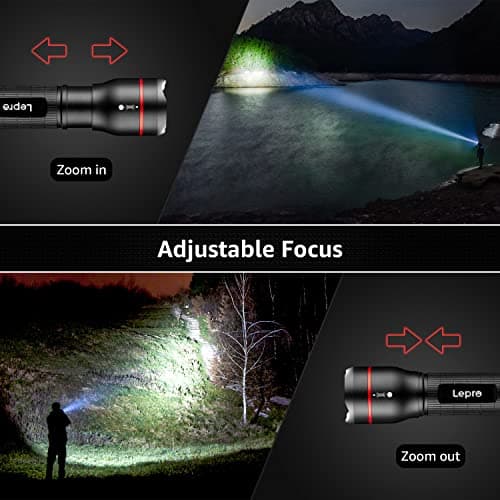 Lepro Camping Torch Battery Powered, Small Handheld Flashlight,Pocket Sized — view 4
