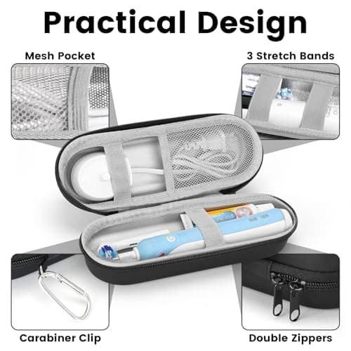 2x Electric Toothbrush Travel Case for Oral B/Oral-B Pro/Philips Sonicare — view 3