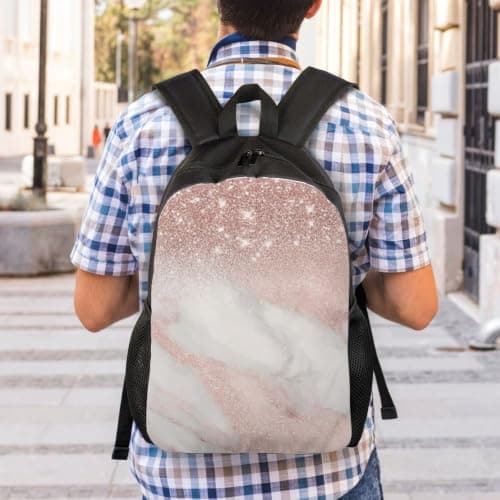 ERYRTGFHJ Backpack for Men Women Laptop Backpack 14.1L Waterproof Daypack — view 6