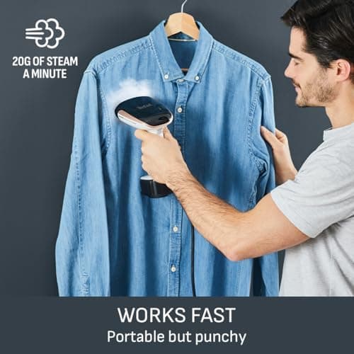 Tefal Access Steam Pocket 1300W Handheld Clothes Steamer, Foldable Head — view 5
