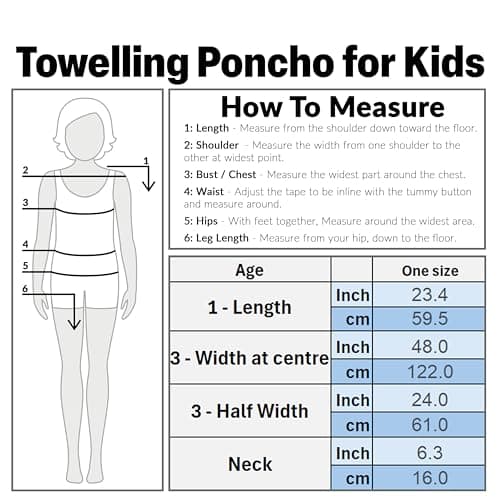 Bluey Bath Towel with Hood for Kids Absorbent Changing Robe Cotton Poncho for Swimming Bath Shower Beach Towel Holiday Essentials (Purple, 3-8 Years) — view 6