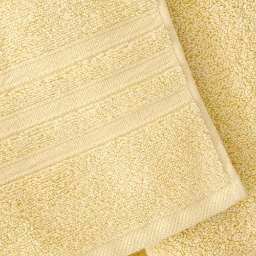 Catherine Lansfield Zero TwistZero Twist Cotton 70x120cm Bath Towel Yellow — view 2