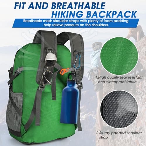 IGOLUMON Hiking Backpack 40L Lightweight Foldable Backpack for Men Women — view 4
