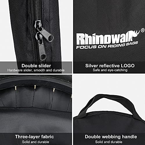 UBORSE Bike Wheel Bag - 29'' Soft Mountain & Road Bike Wheelset Carrier — view 4
