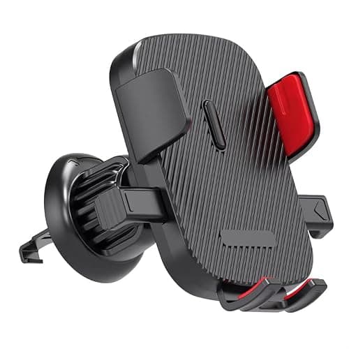 ZOYII Gravity Car Phone Holder for Air Vent, Quick Release Operation Auto Lock Cell Phone Mount, 360° Adjustable Vent Clip Phone Stand, Hands-Free Compatible Holder and All Smartphones — view 5