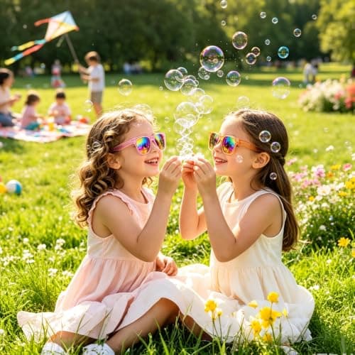 Gobiufy 3 Pair Kids Sunglasses Set Boys Sunglass Toddler Sunglasses — view 4