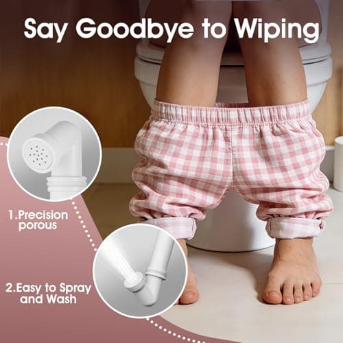 Mornwaen Peri Bottle Postpartum,Upgrade 400ml Portable Bidet with Extendable Sprayer for Travel & Camping,3 Leak-Proof Seals,Postpartum Essentials for Mom (White) — view 3