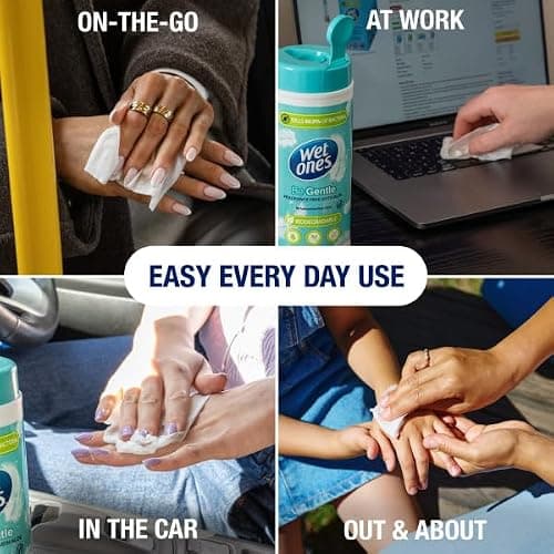 Wet Ones Be Gentle Canisters - Antibacterial Hand Wipes - 200 Wipes — view 4