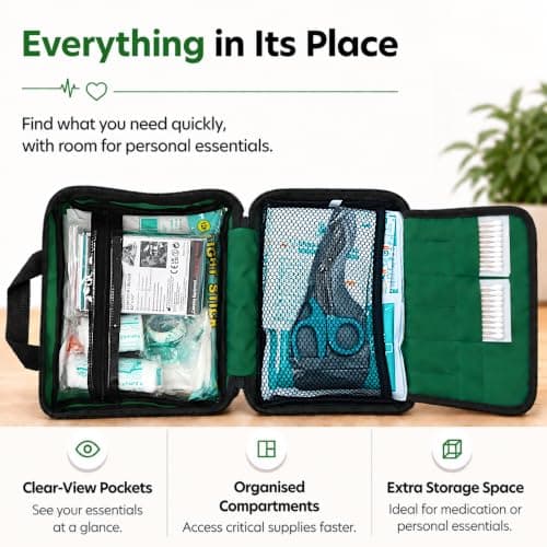 210 Piece Premium First Aid Kit for Car, Home, Travel, Workplace & Outdoors — view 6