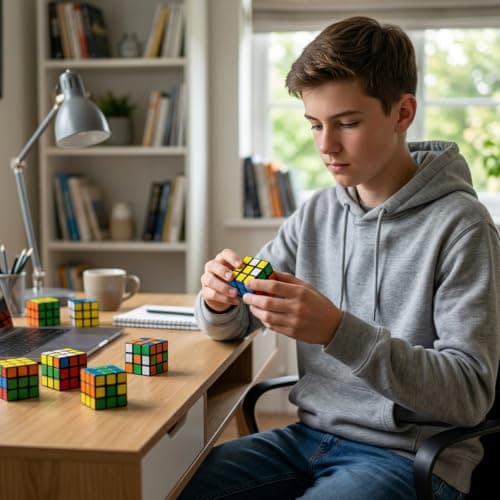 20Pcs Mini Rubix Cube Set, 3x3 cm Small Puzzle Blocks for Party Bag Fillers, Rewards and Travel — view 6