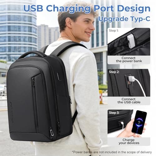 Fenree.geer Laptop Backpack, USB port 17" Laptop Travel Backpack — view 4