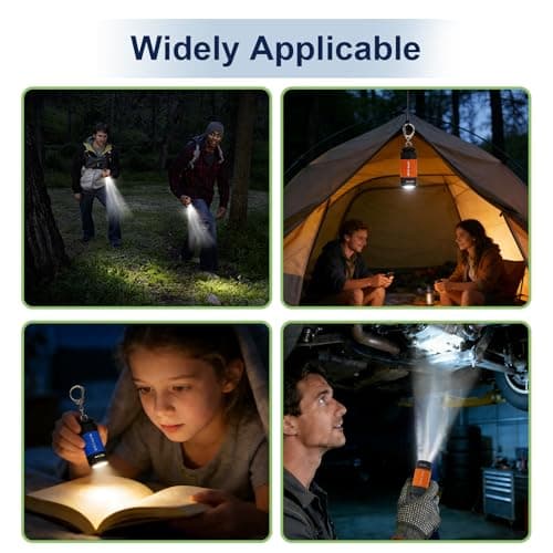 ingoodtle 3 Pack Mini Keyring Torch Rechargeable USB Keychain Flashlight — view 5