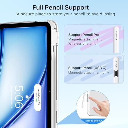 MoKo for iPad Air 13-Inch Case (M4/M3/M2) 2026/2025/2024 with Pencil Holder — view 5