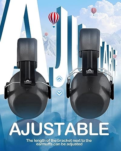 MOXTOYU Kids Ear Defenders 3-16 Years Noise Cancelling Headphones for Children, Safety Ear Muffs for Autism, Sensory & ADHD, Toddler to Teen Hearing Protection for School, Travel, Sleep (Boy & Girl) — view 3