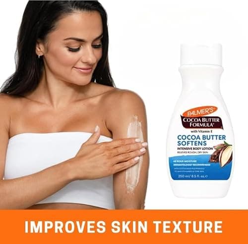 Palmer's Cocoa Butter with Vitamin E softens, smoothes and relieves dry skin with lasting moisture. Includes 2×250ml, 1×50ml travel size, Inc. the Infinite Essential Hair & Skin Ritual Guide — view 6