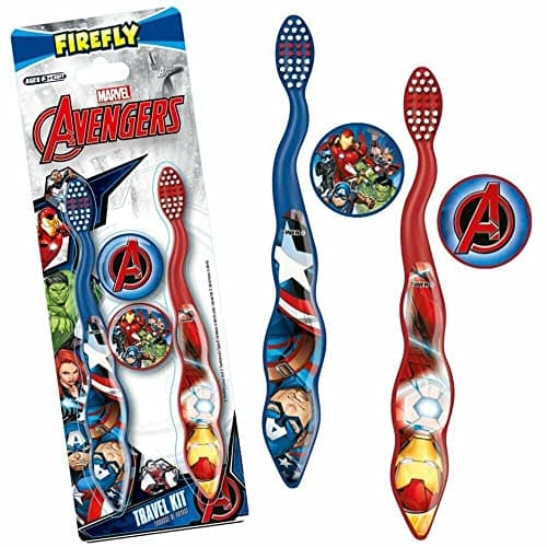 Marvel Avengers 2 Pack Boys Toothbrush Oral Care Travel Kit, 40 g — view 2