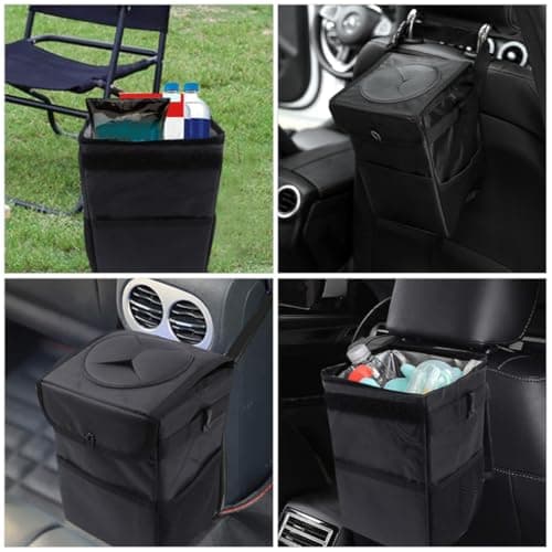 OFFSCH Portable Car Trash Can Organizer for Car and Suv Camping Trips — view 4