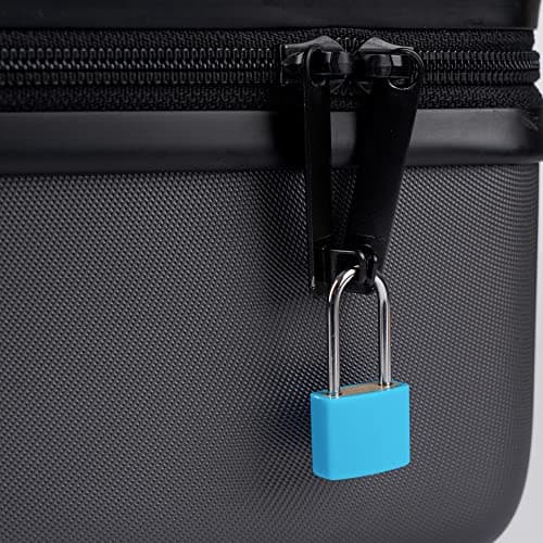 Belerry 4 Pcs Long Handle Suitcase Locks with Keys, 4 Colors Luggage Padlocks for Travel School Gym, Multicolor Small Padlocks for Luggage Bag Case — view 5