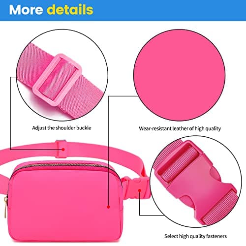 Invool Bum Bag for Women Men, Fanny Pack with Adjustable Straps Crossbody Fashion Waist Pack, Running Belt Bag for Travel Workout Cycling Hiking — view 3