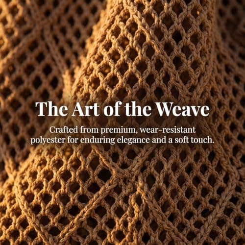 Meralo Womens Crochet Beach Bag - Boho Mesh Tote Bag — view 5