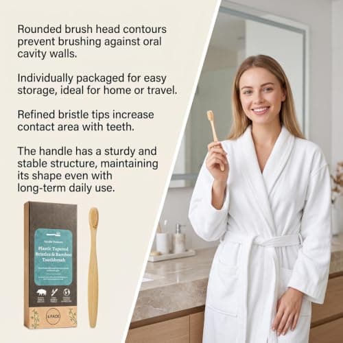 Toothbrush Multipack - Mouth Refreshing Tool Set, Bathroom Travel Brush — view 3