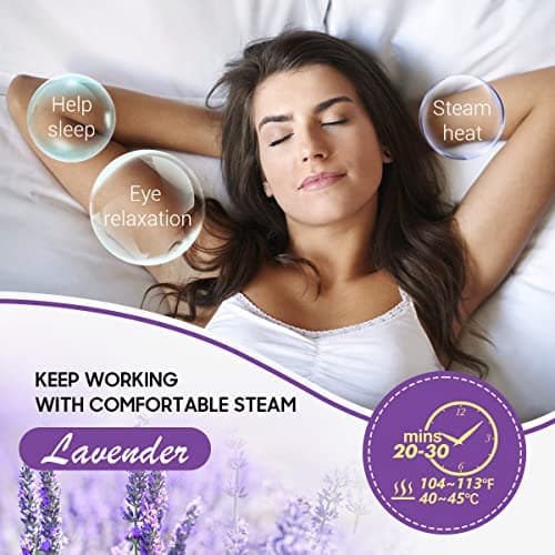 BeMyLady Self Heating Steam Eye Mask, Heated Sleep Mask for Sleep & Travel — view 3